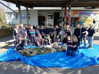 Litter collected by Room 6